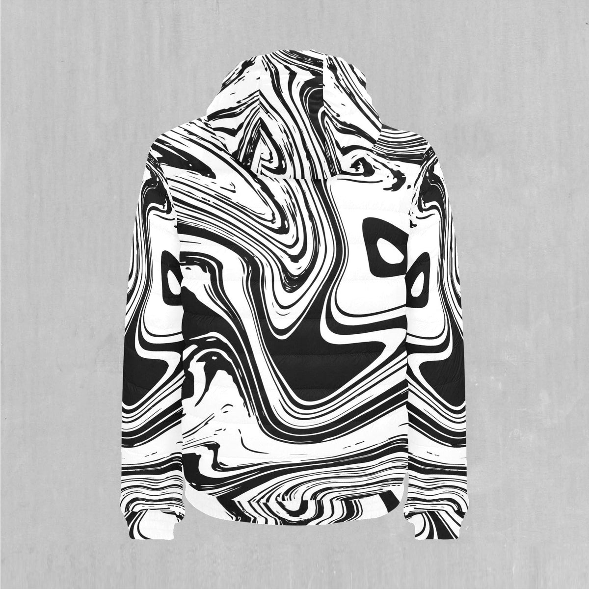 Yin Yang Drip Puffer Jacket