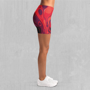 Scarlet Fusion Yoga Shorts