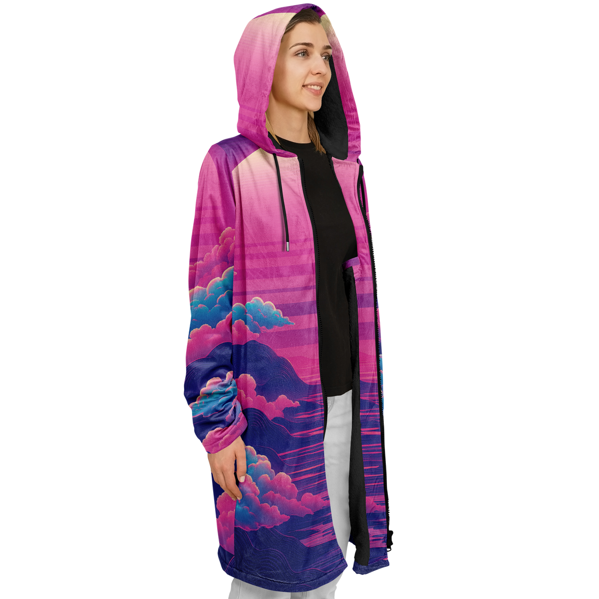 Duskwave Zip Up Cloak
