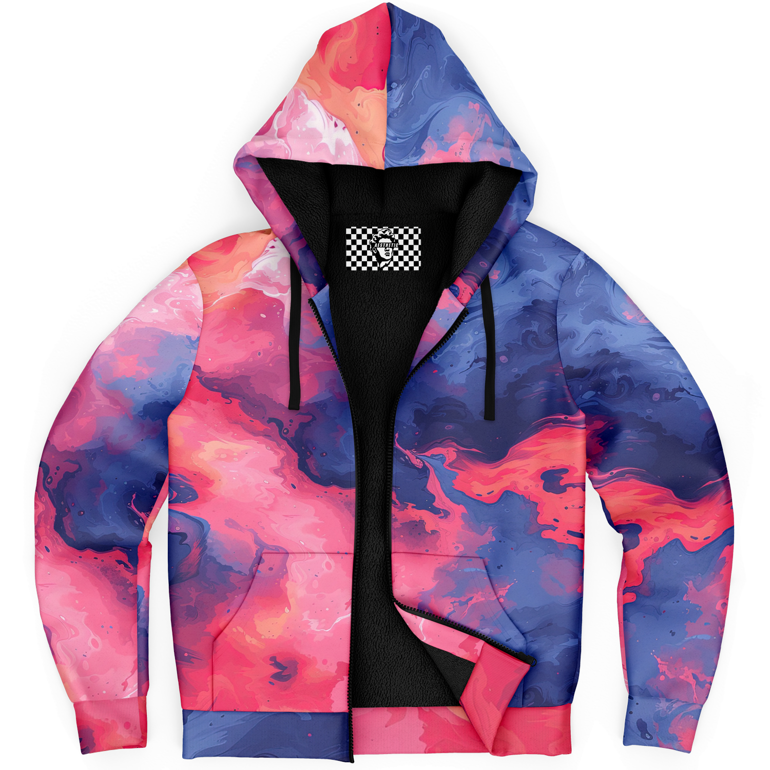 Quantum Tides Sherpa Hoodie