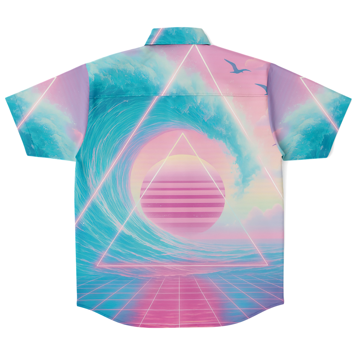 Grid Tide Button Down Shirt