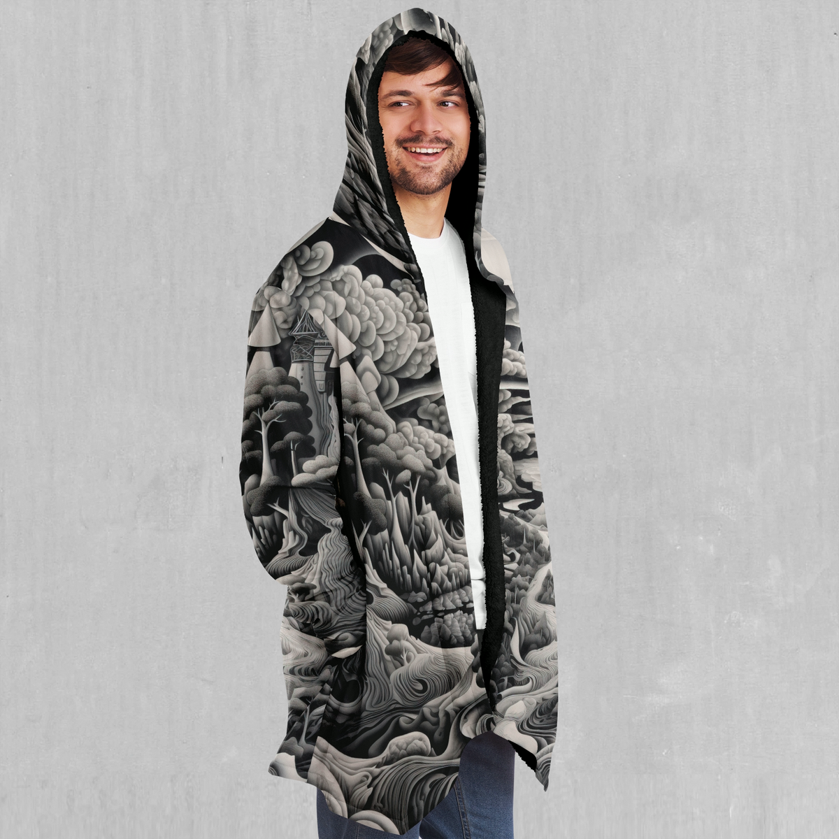 Ethereal Moonlight Cloak (Black Fur)