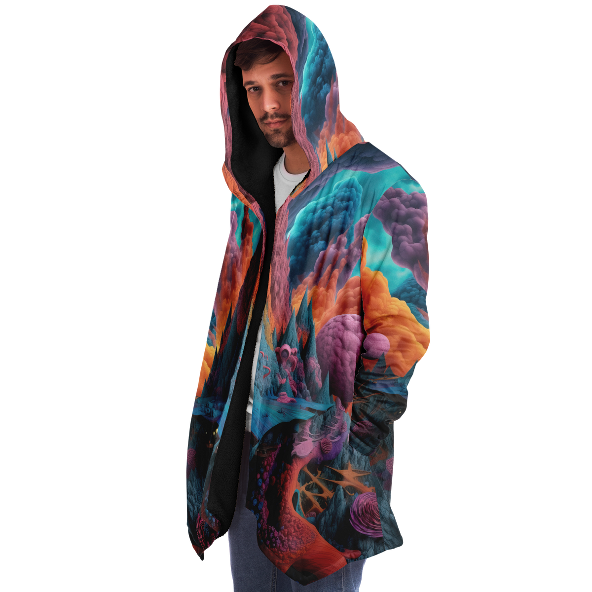 Surreal Summit Cloak (Black Fur)