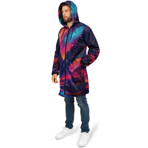 Spectral Heights Zip Up Cloak (Black Fur)