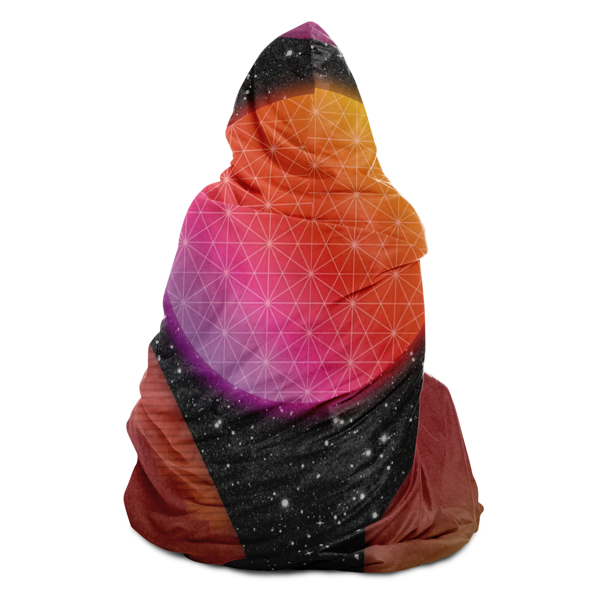 Desert Continuum Hooded Blanket