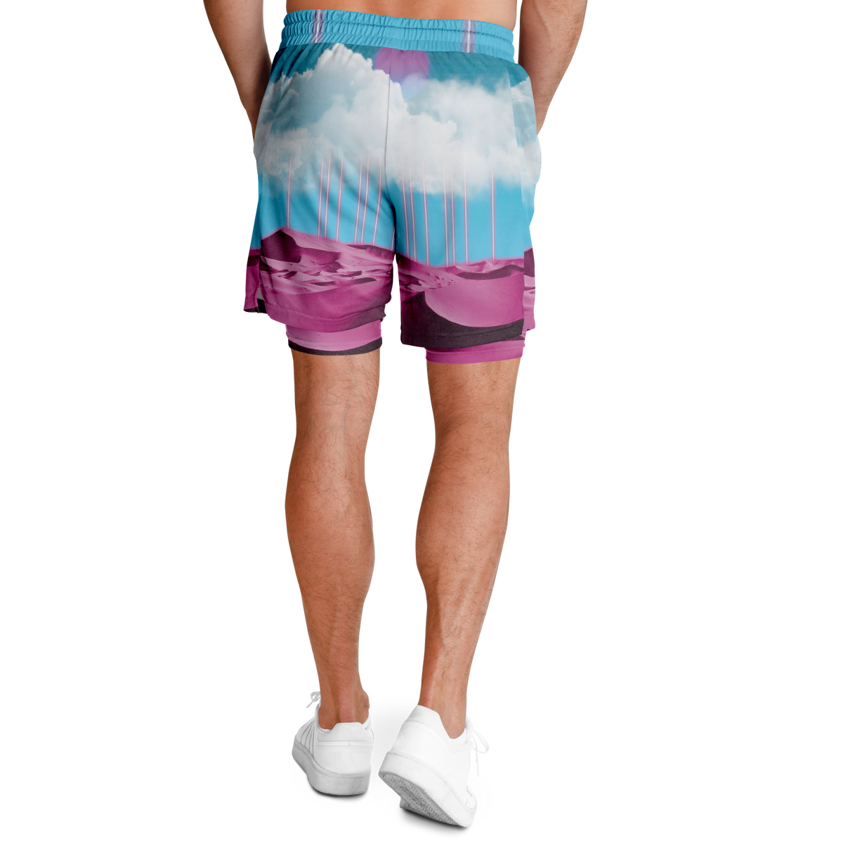 Electric Desert Men's 2 in 1 Shorts