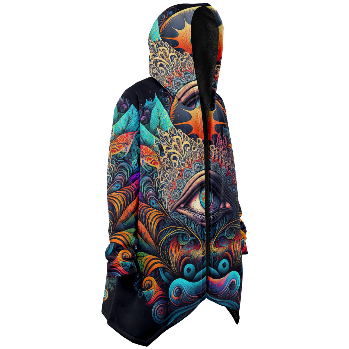 Cosmic Eye Cloak (Black Fur)