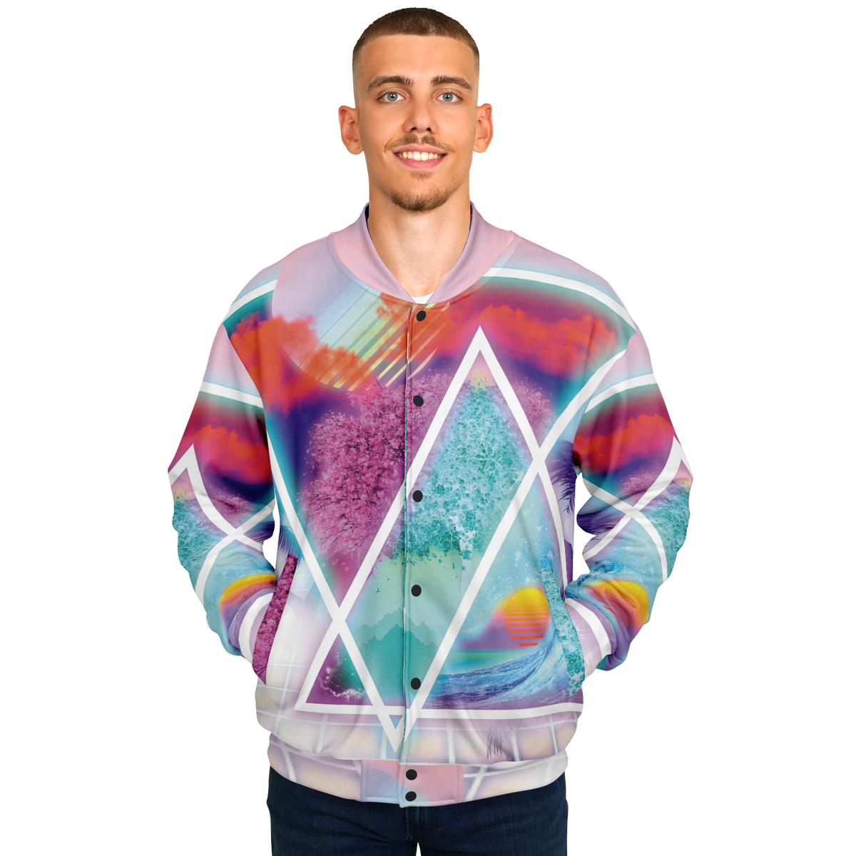 Dimensions Collide Varsity Jacket