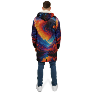 Wonderland Valley Zip Up Cloak (White Fur)