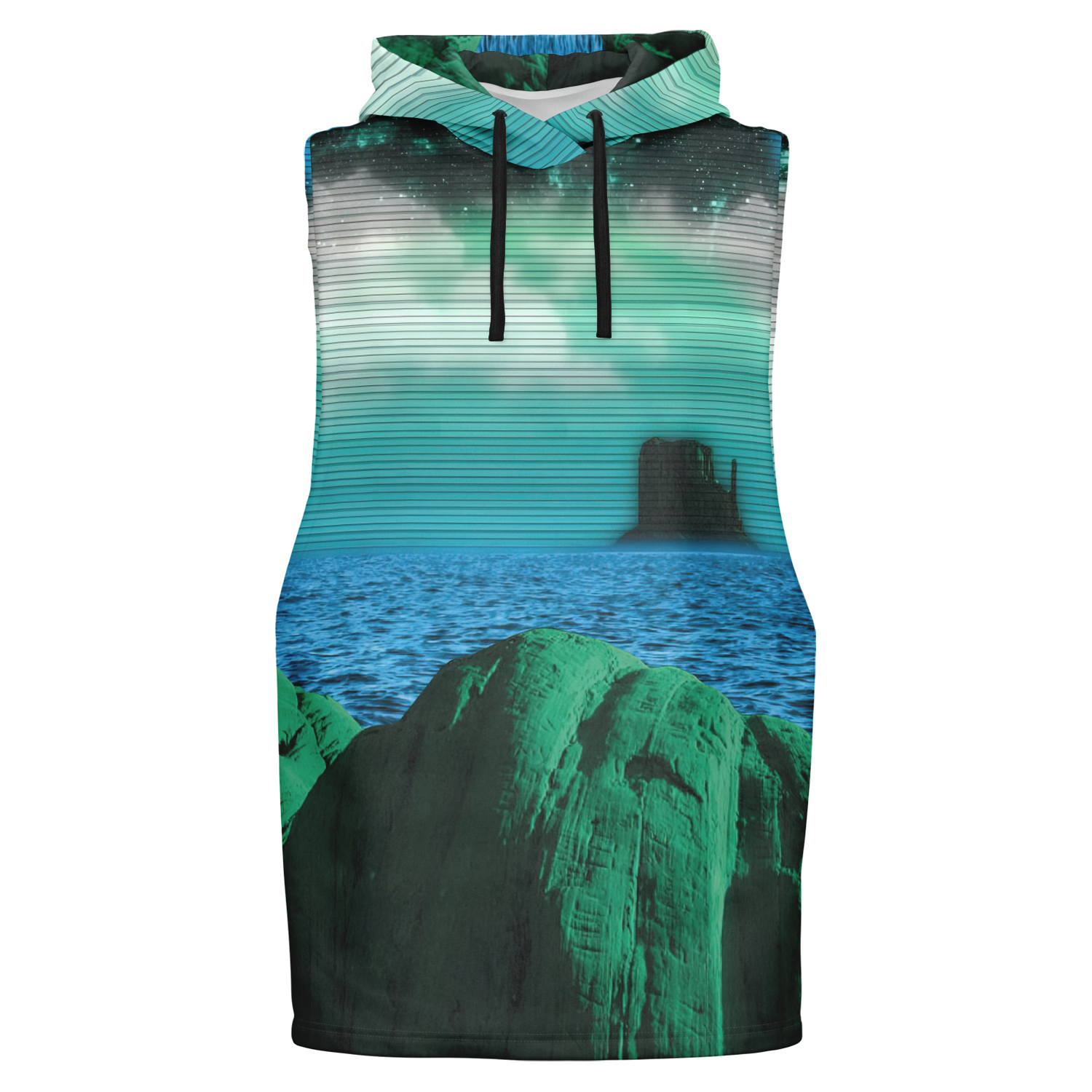 Emerald Canyon Sleeveless Hoodie