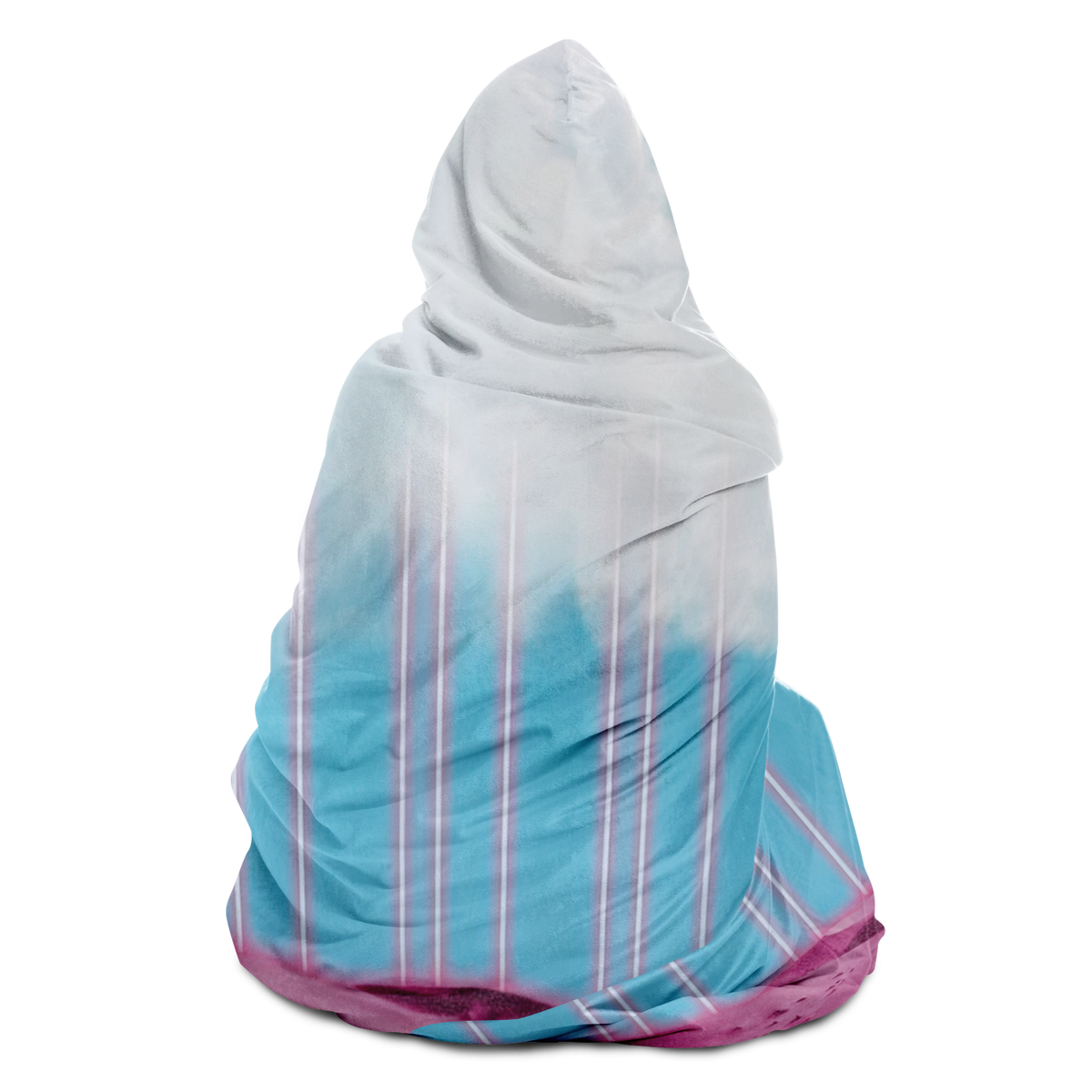 Electric Desert Hooded Blanket