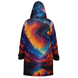 Wonderland Valley Zip Up Cloak (White Fur)