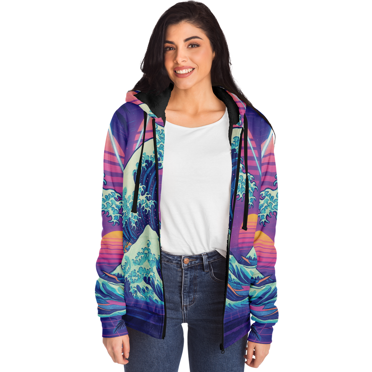 Neonami Sherpa Hoodie