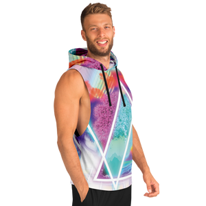 Dimensions Collide Sleeveless Hoodie