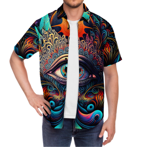 Cosmic Eye Button Down Shirt