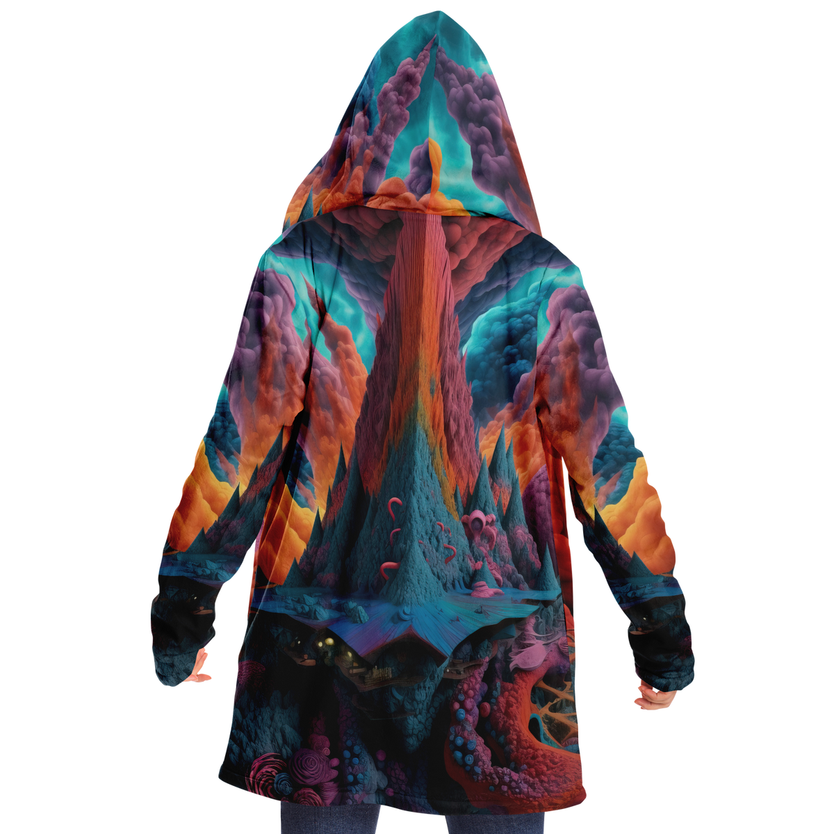 Surreal Summit Cloak (Black Fur)