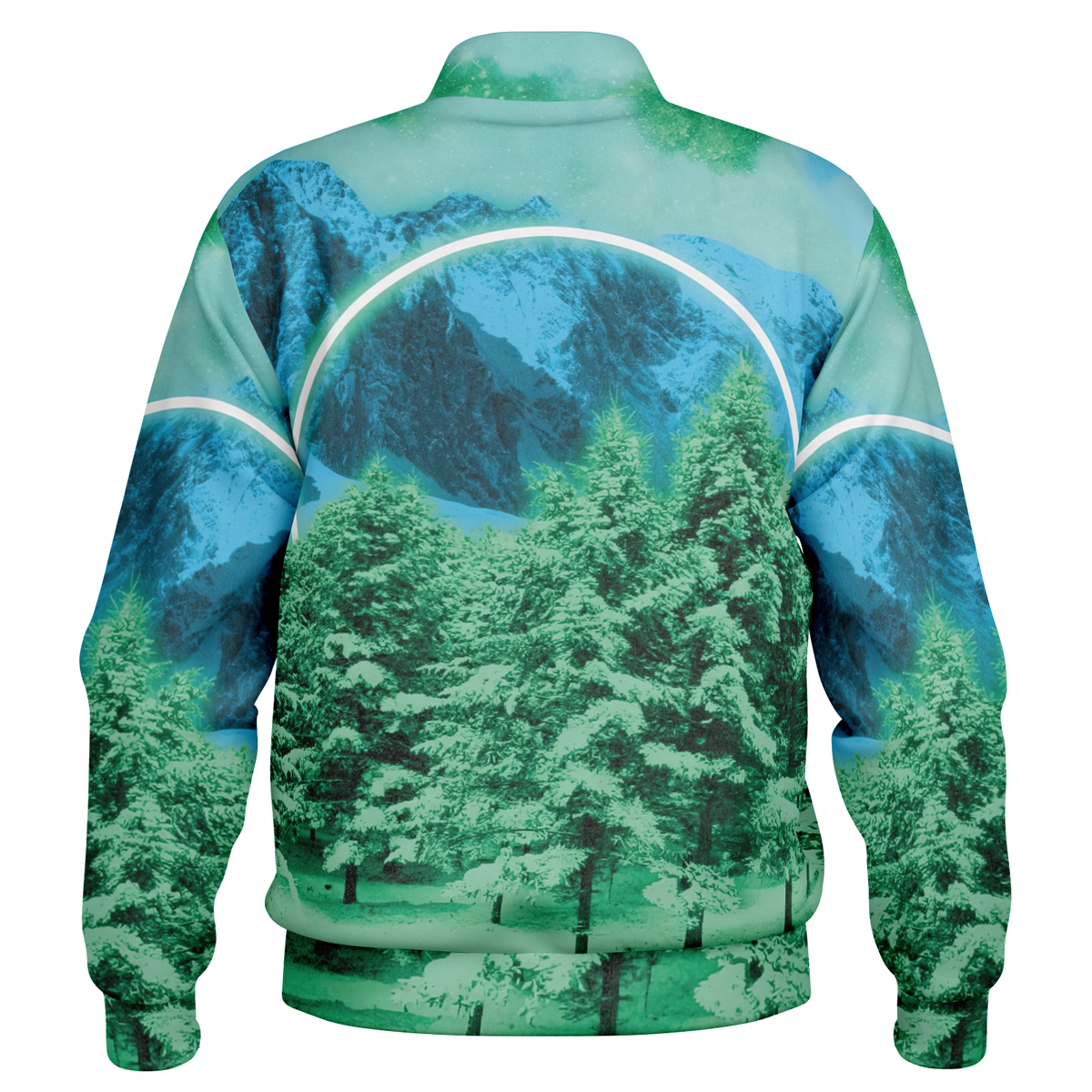 Minty Wonderland Varsity Jacket