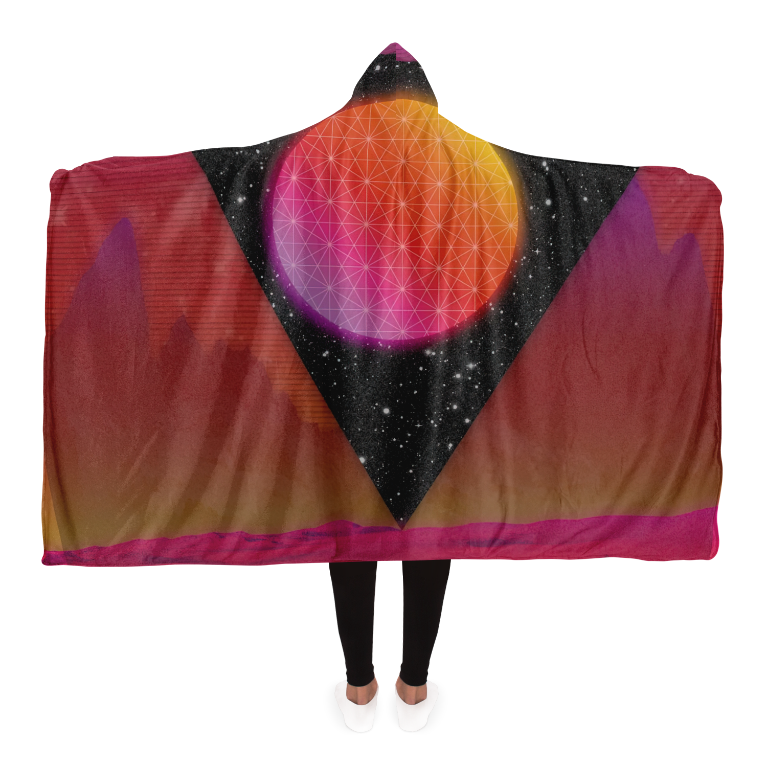 Desert Continuum Hooded Blanket
