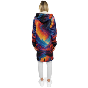 Wonderland Valley Zip Up Cloak (White Fur)