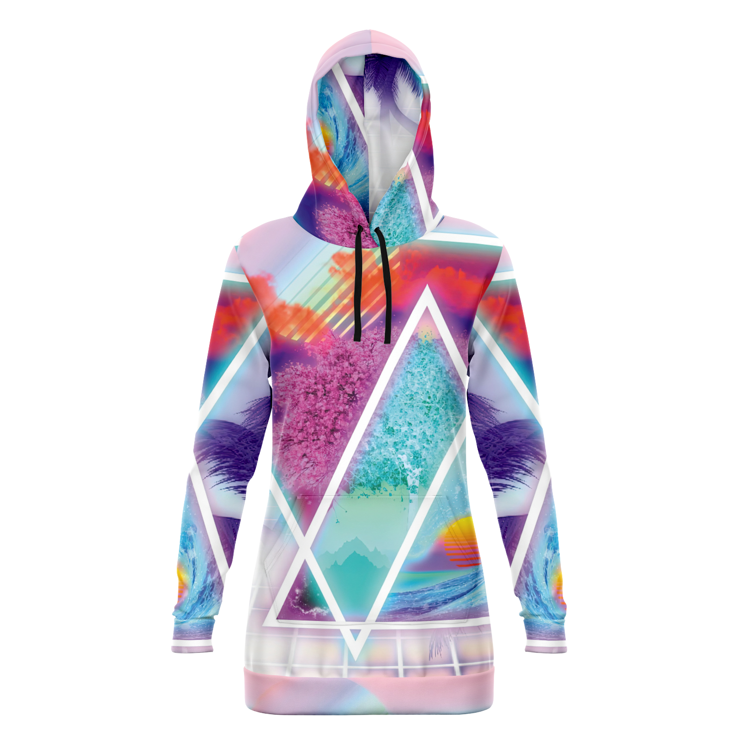 Dimensions Collide Hoodie Dress
