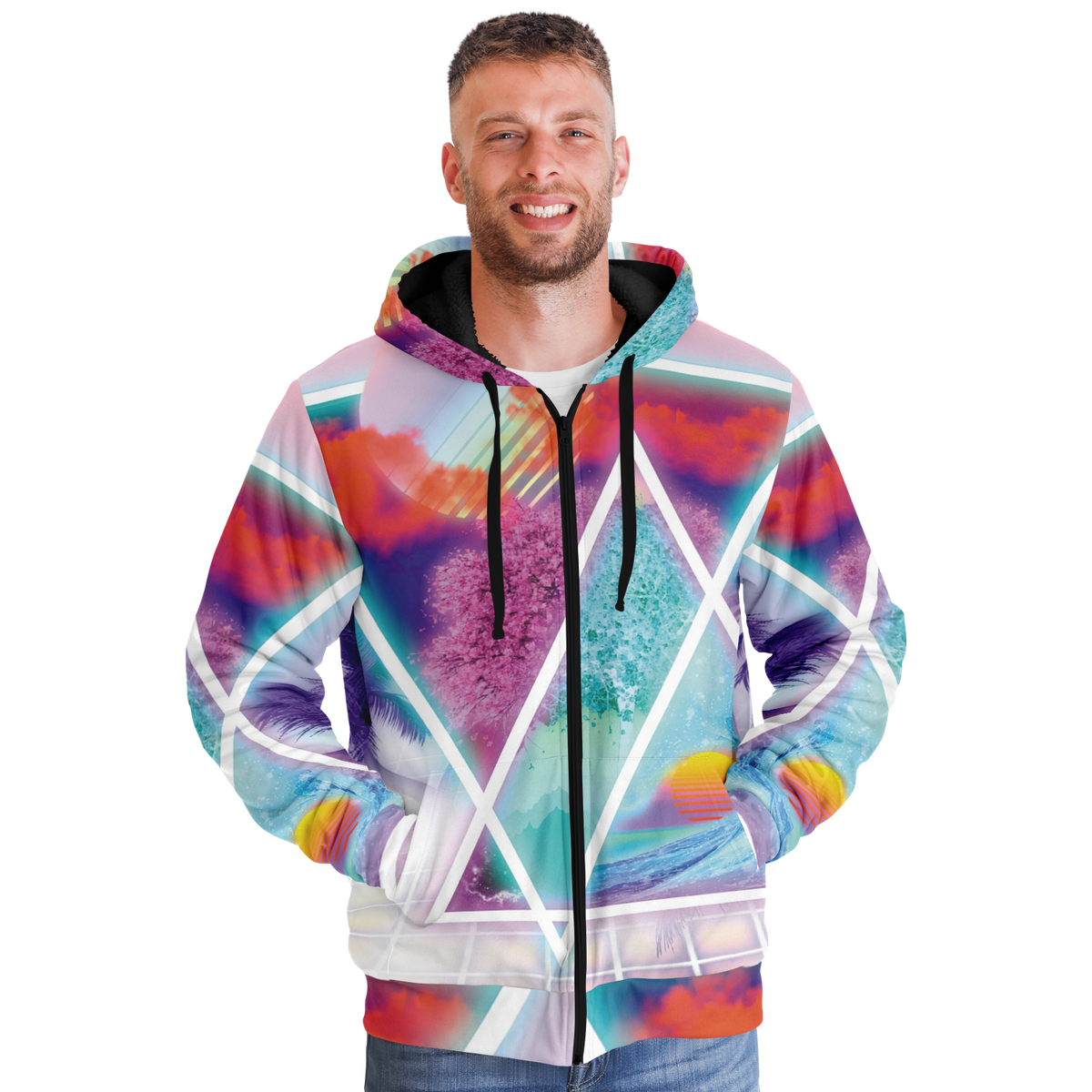 Dimensions Collide Sherpa Hoodie