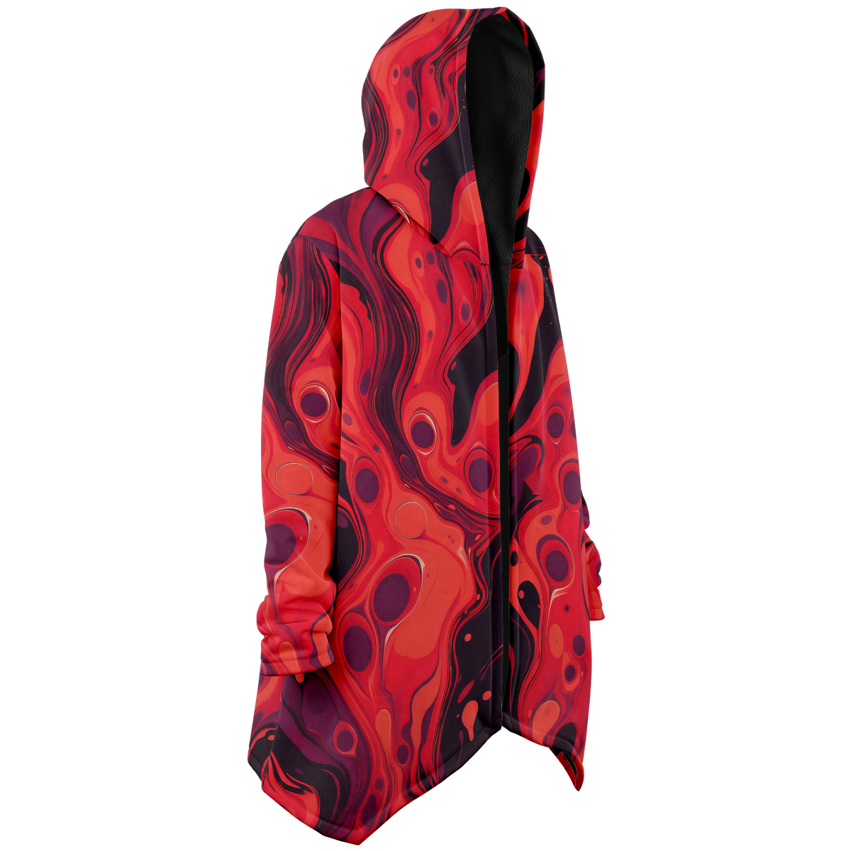 Scarlet Fusion Cloak (Black Fur)