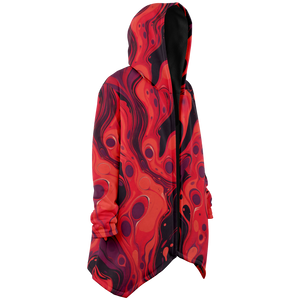 Scarlet Fusion Cloak (Black Fur)