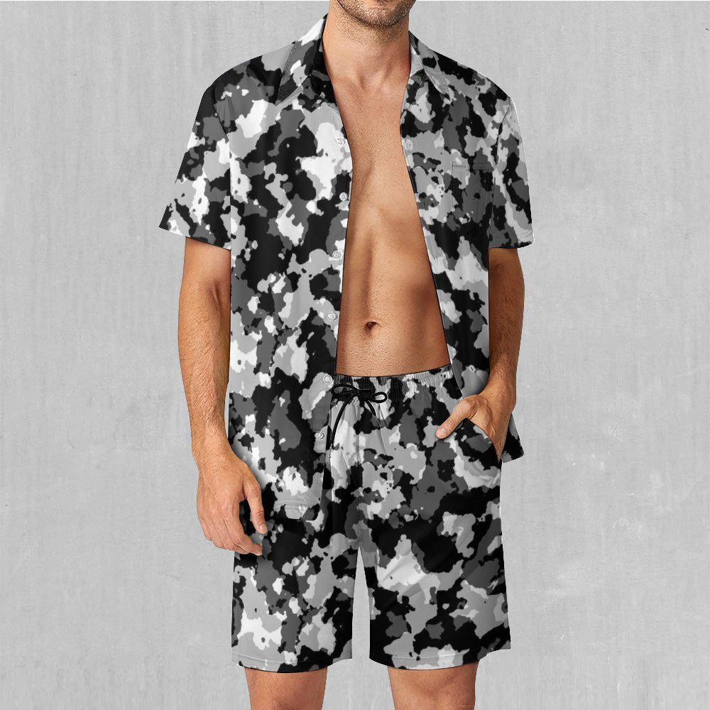 Arctic Camo Men's Beach Set