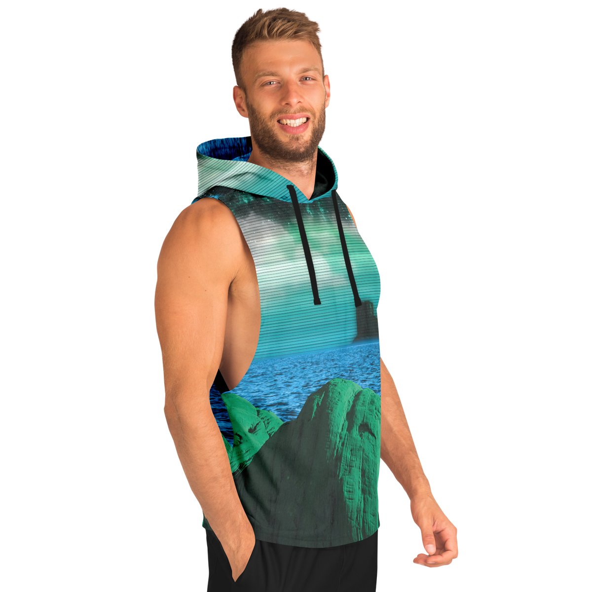 Emerald Canyon Sleeveless Hoodie