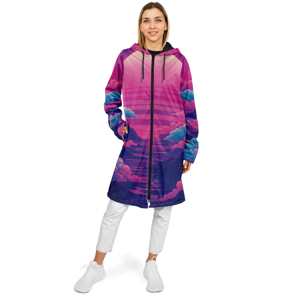 Duskwave Zip Up Cloak