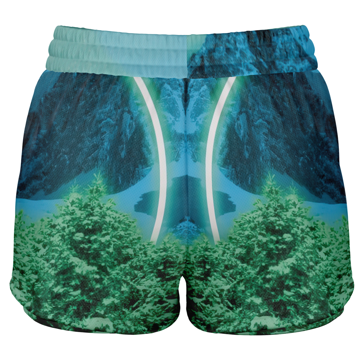 Minty Wonderland Women's 2-in-1 Shorts