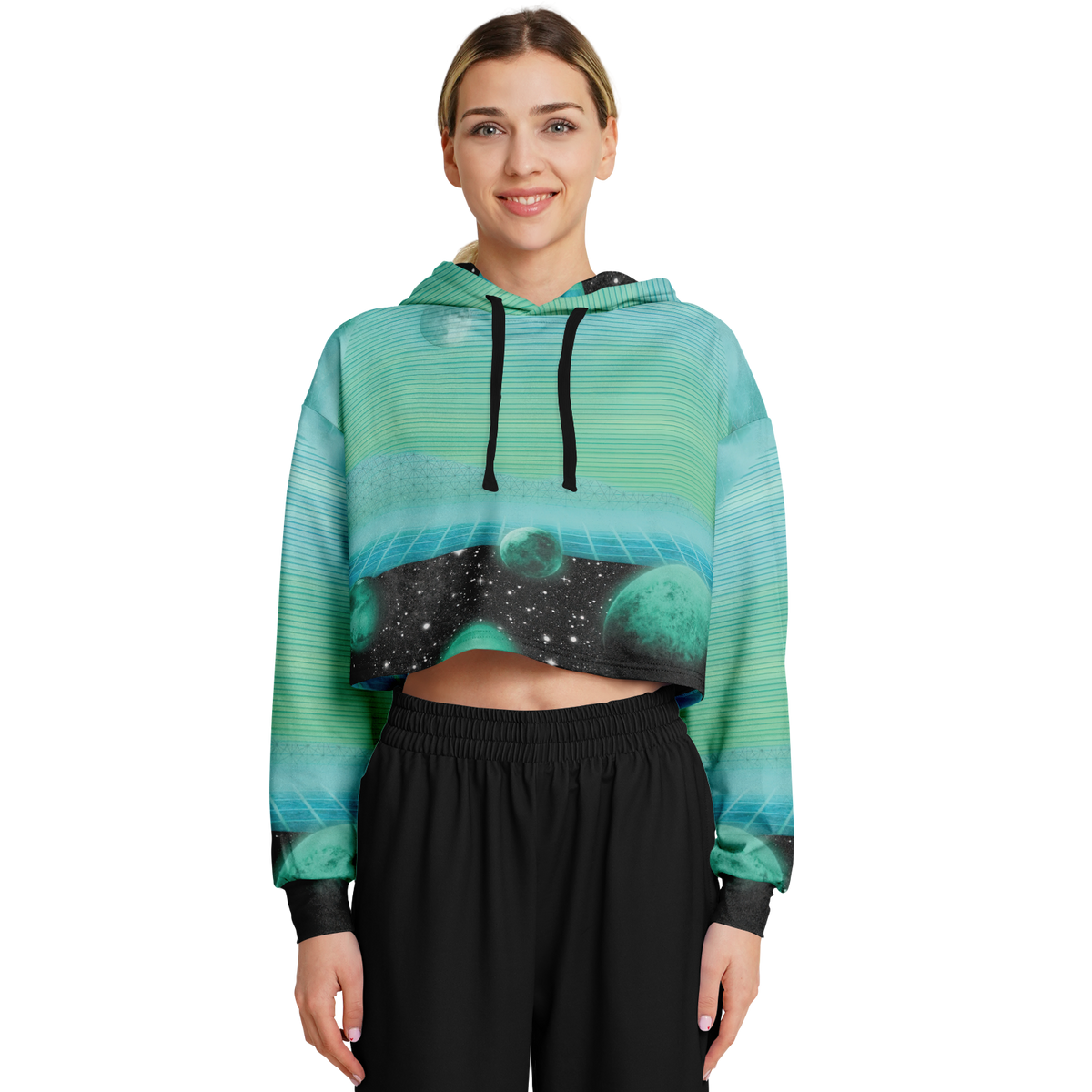 The Merge Cropped Hoodie