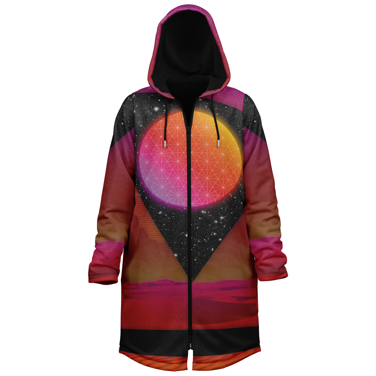 Desert Continuum Zip Up Cloak