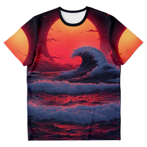 The Synthwave off Kanagawa Tee