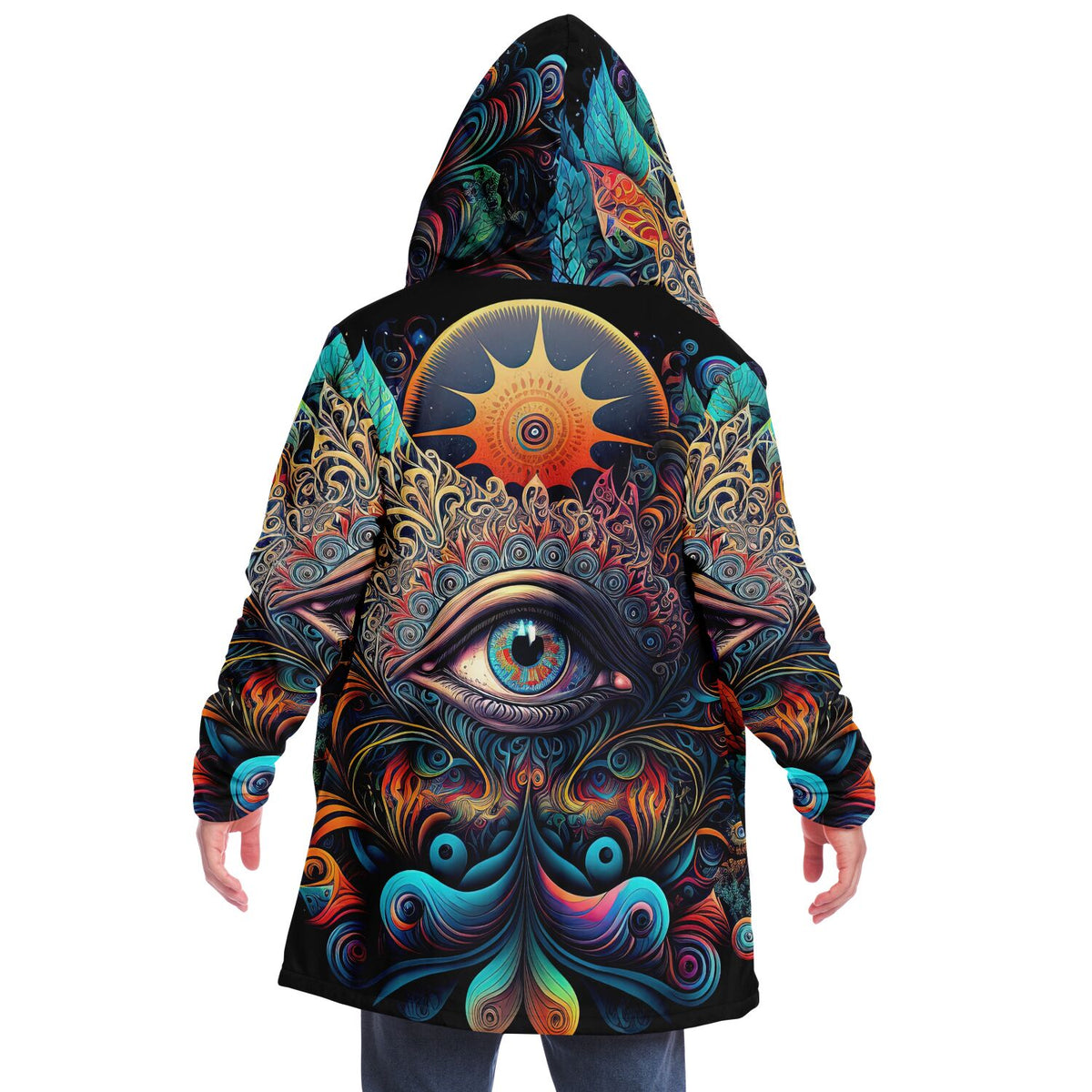Cosmic Eye Cloak (Black Fur)