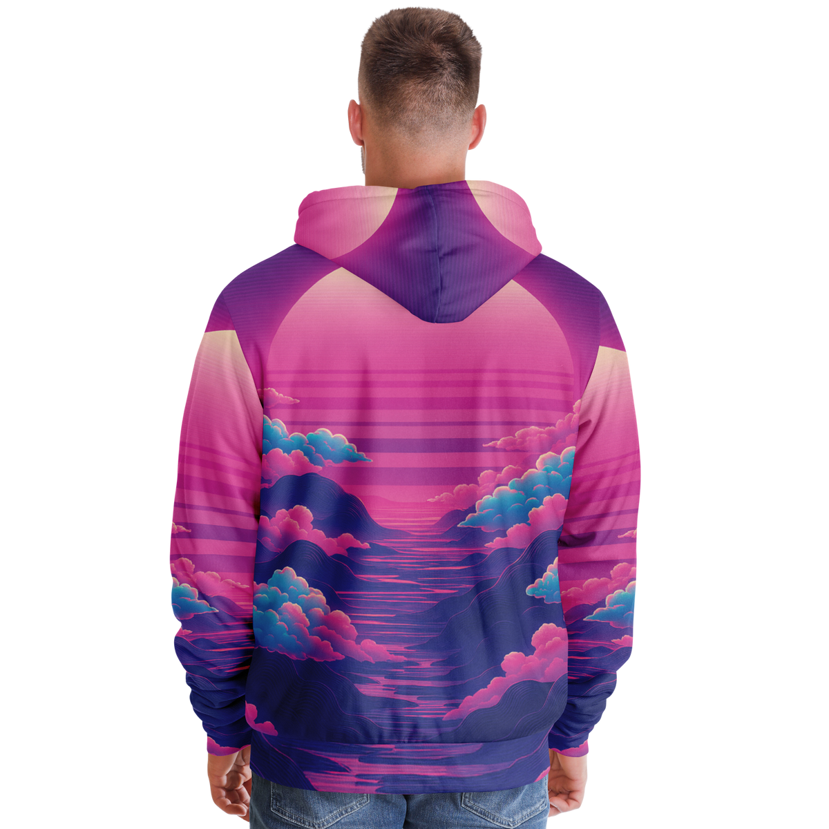 Duskwave Sherpa Hoodie