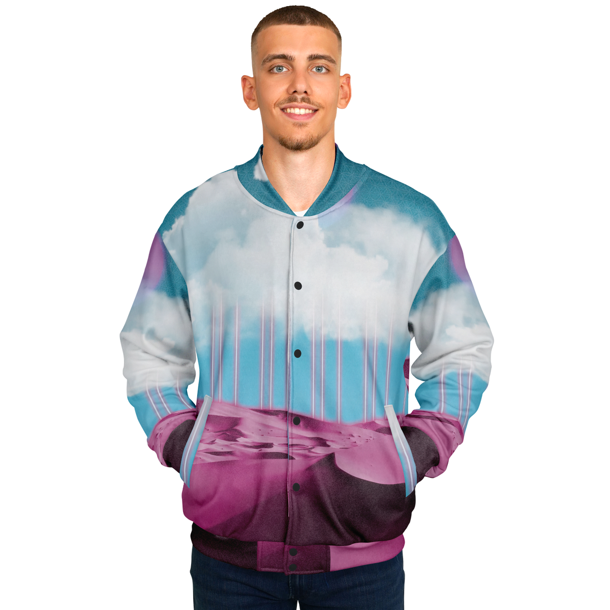 Electric Desert Varsity Jacket