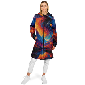 Wonderland Valley Zip Up Cloak (Black Fur)