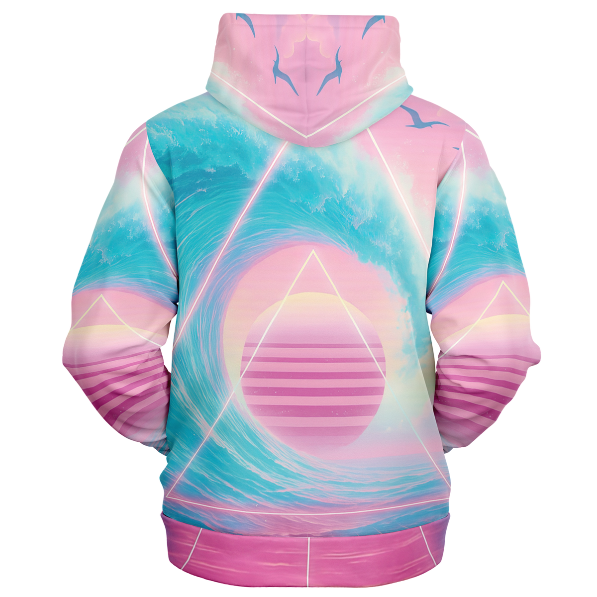 Grid Tide Zip Hoodie