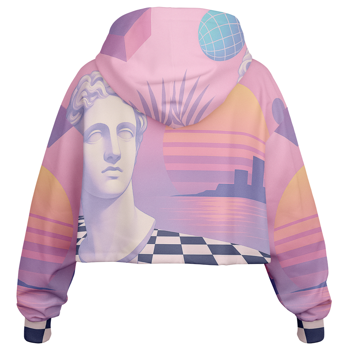 Corinthian Cropped Hoodie