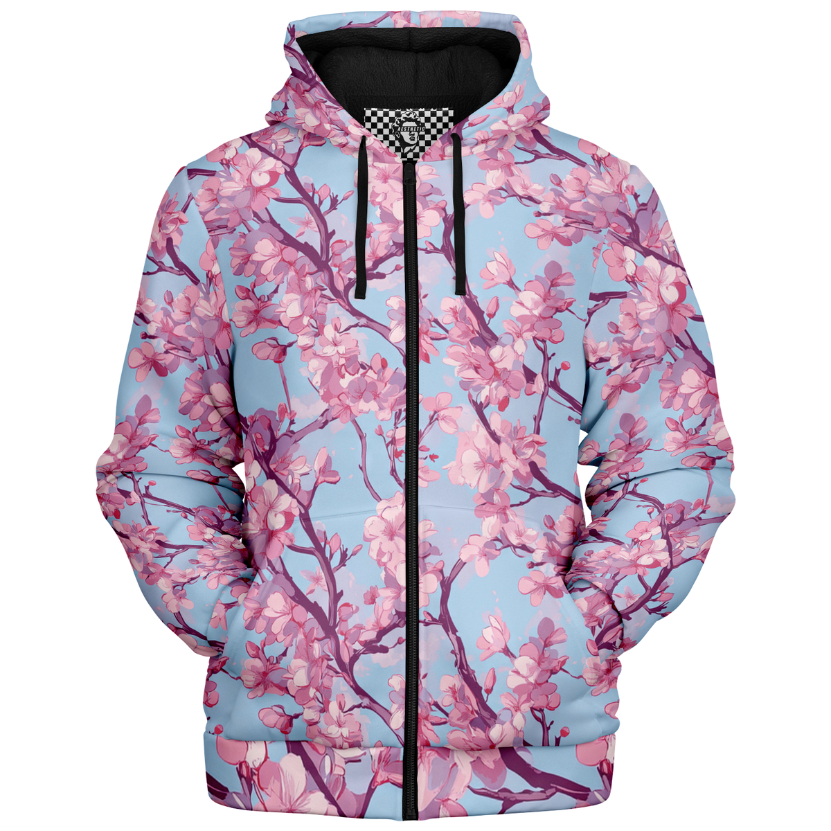 Cherry Blossom Sherpa Hoodie