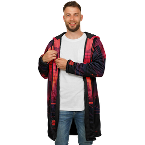 Nightfall Zip Up Cloak (Black Fur)