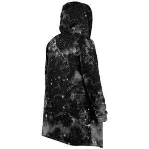 Dark Matter Cloak (Black Fur) - Festival Clothing, Rave Outfits, EDM Gear