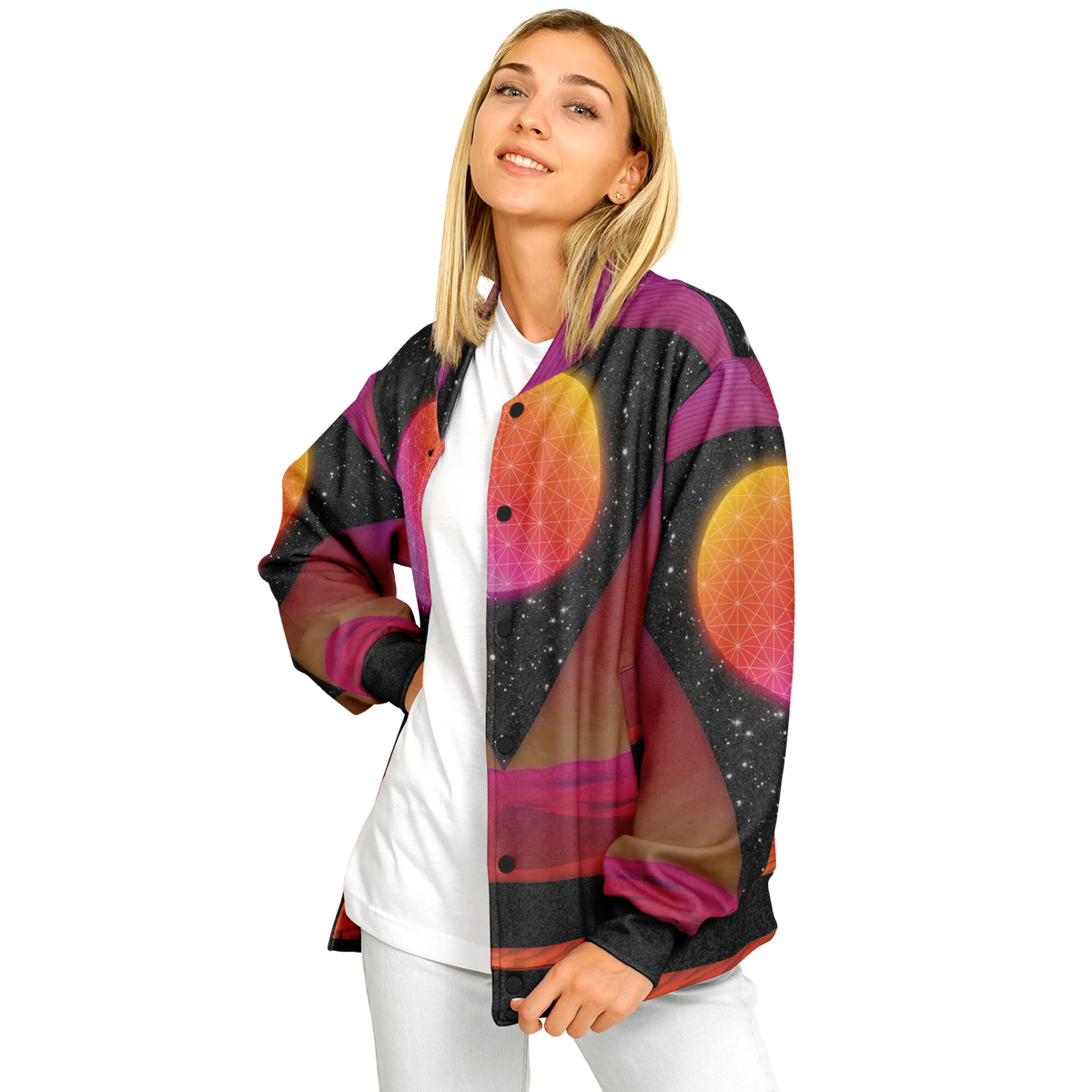 Desert Continuum Varsity Jacket