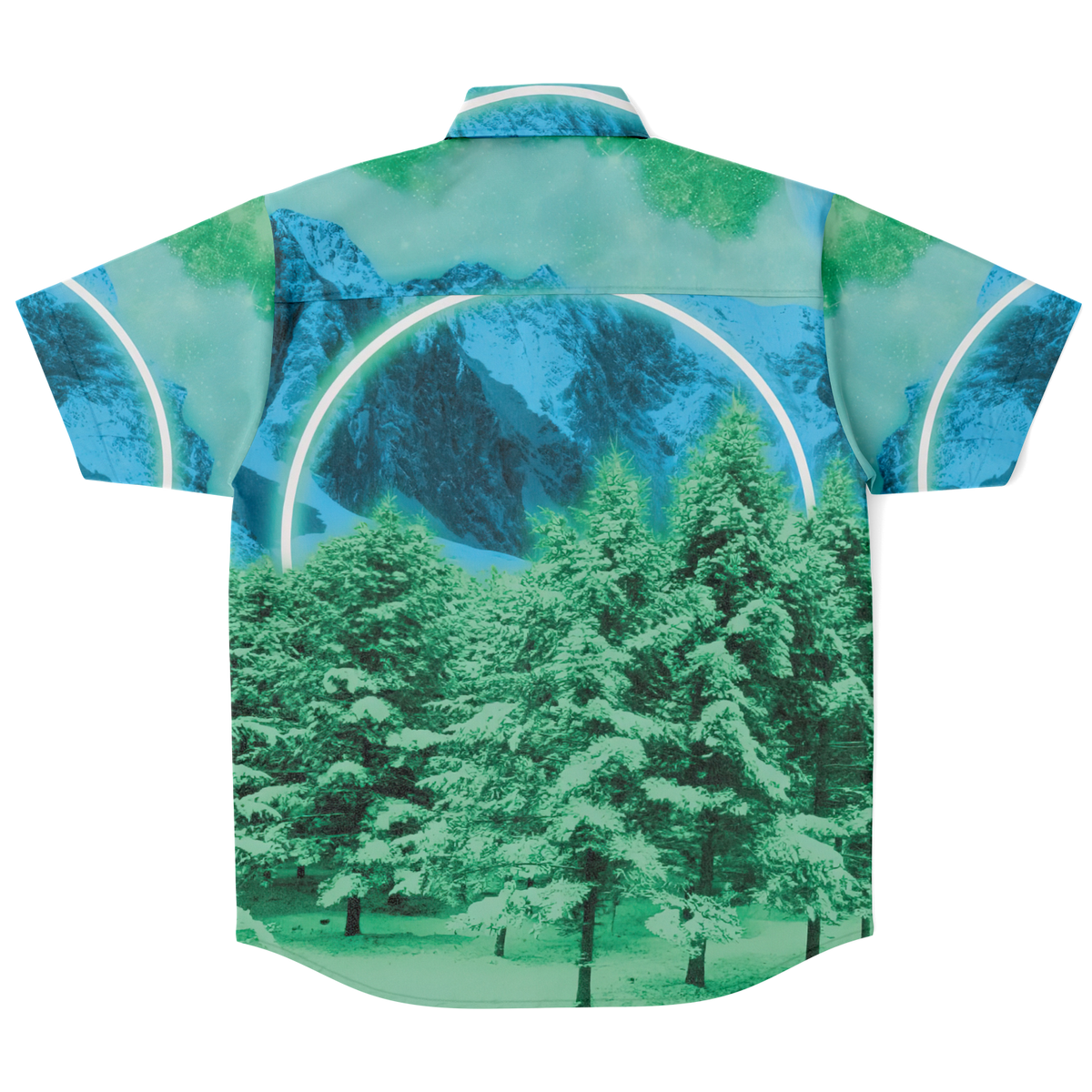 Minty Wonderland Button Down Shirt