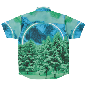 Minty Wonderland Button Down Shirt