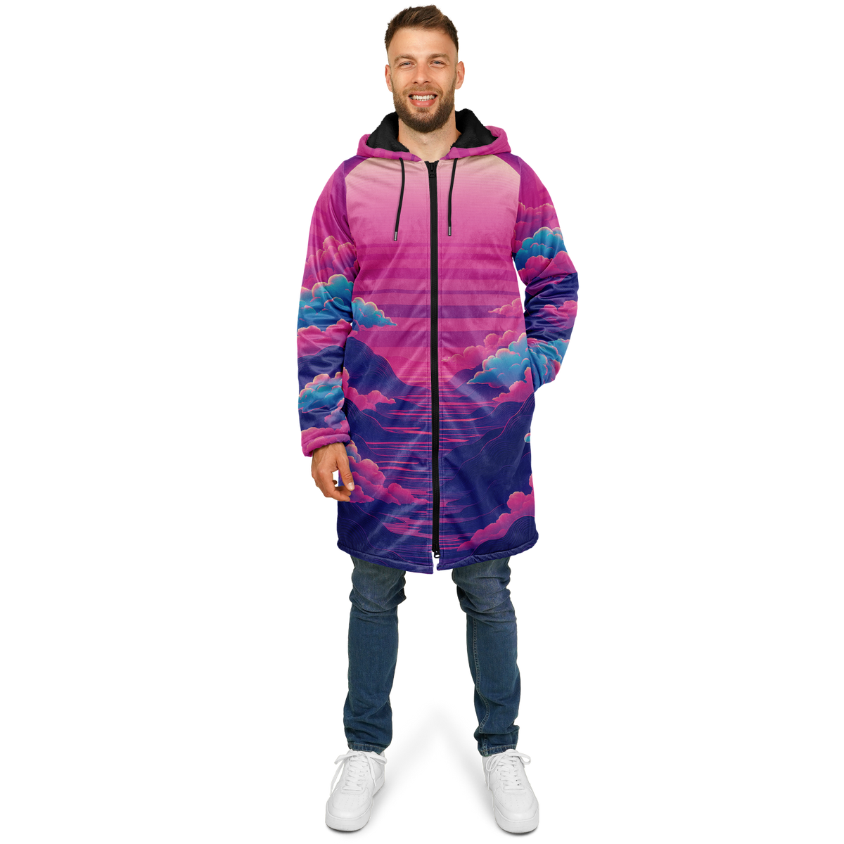 Duskwave Zip Up Cloak