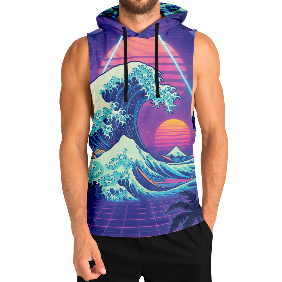 Neonami Sleeveless Hoodie