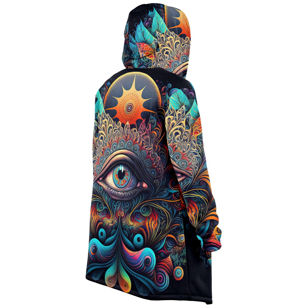 Cosmic Eye Cloak (Black Fur)