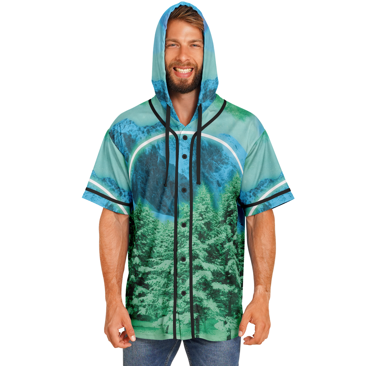 Minty Wonderland Hooded Jersey